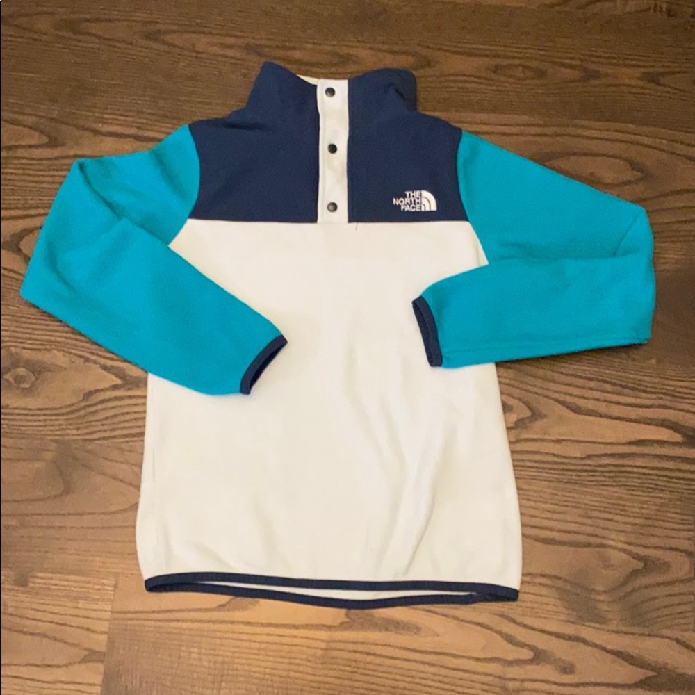 The North Face Girls Button Up Pullover Size 8